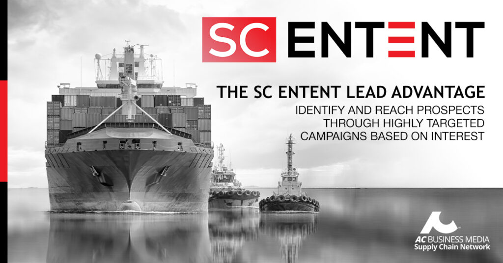 AC Business Media introduces SC ENTENT, a natural extension and access point to the supply chain industry that identifies and reaches targeted audiences with real time data verification and connection to customer relationship management (CRM) platforms.